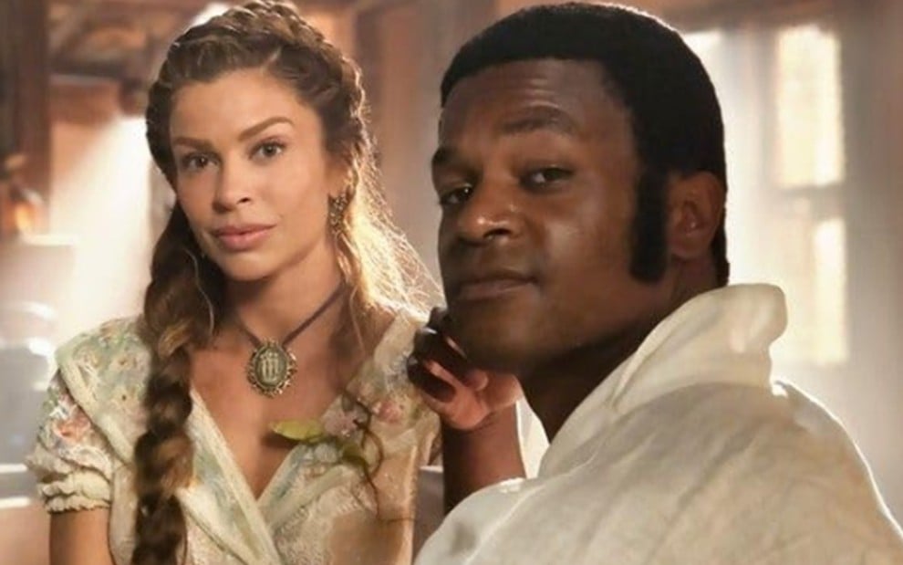 Grazi Massafera e David Junior em Dona Beja