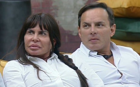 Foto mostra Gretchen e Esdras de Souza no Power Couple Brasil 7