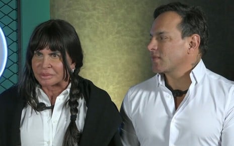 Foto mostra Gretchen e Esdras no Power Couple