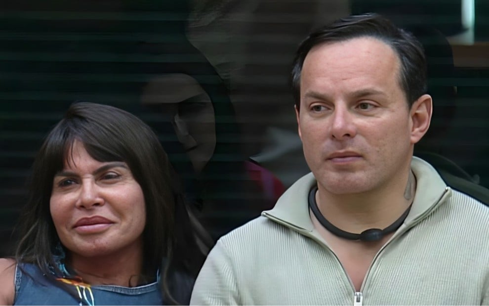 Gretchen e Esdras de Souza no Power Couple Brasil, na Record