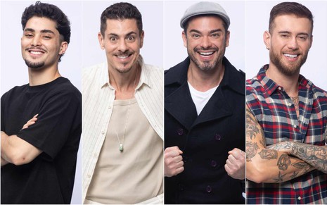Fotos de Gui Vieira, Sacha Bali, Sidney Sampaio e Yuri Bonotto em A Fazenda 16
