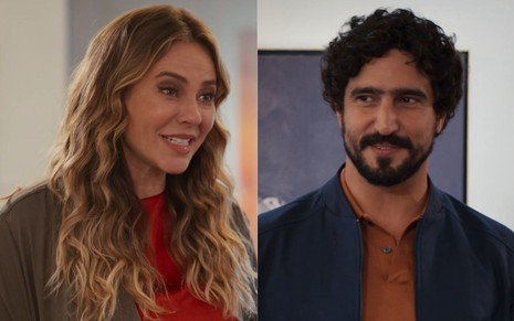 Paolla Oliveira e Renato Góes em cena do remake de Vale Tudo, novela da Globo
