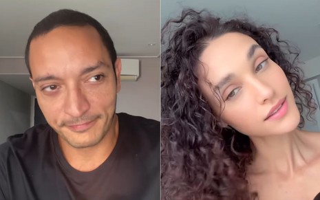 Montagem com fotos de Allan Souza Lima e Débora Nascimento