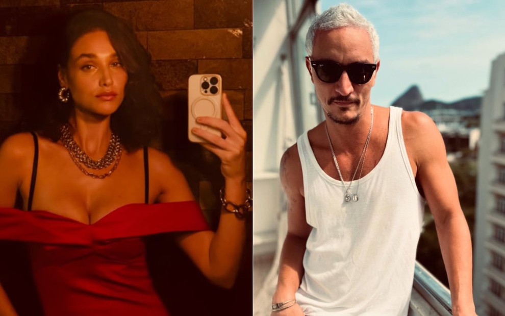 Montagem com fotos de Débora Nascimento e Allan Souza Lima