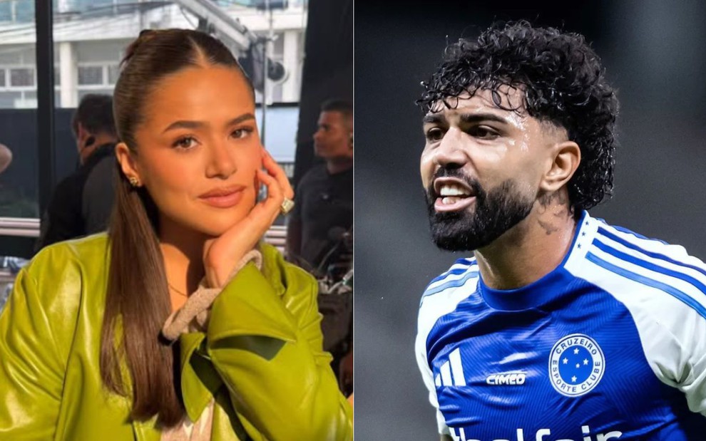 A apresentadora e atriz Maisa Silva e o jogador do Cruzeiro Gabriel Barbosa, o Gabigol
