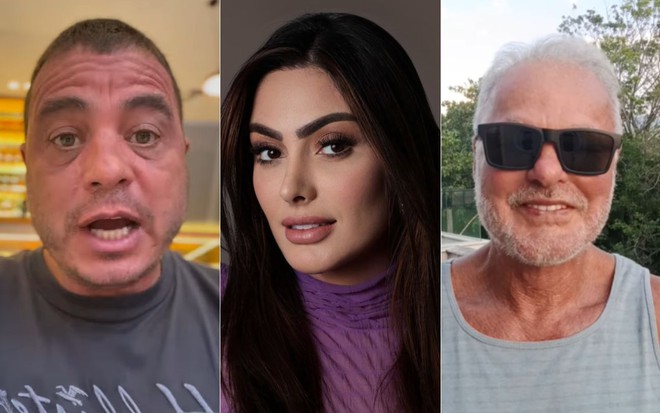 Montagem com fotos de Dhomini Ferreira, Francine Piaia e Kadu Moliterno