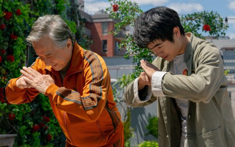 Jackie Chan e Ben Wang em Karatê Kid: Lendas