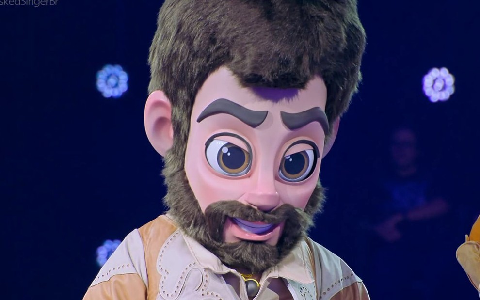 Jesuíno durante o The Masked Singer Brasil