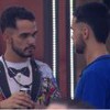 João Pedro e João Gabriel Siqueira conversam na festa do BBB 25