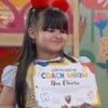 Nina (Juju Teófilo) ao lado de Anna (Mel Summers) em cena da novela A Caverna Encantada