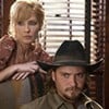 Beth (Kelly Reilly) e Kayce (Luke Grimes) em cena de Yellowstone