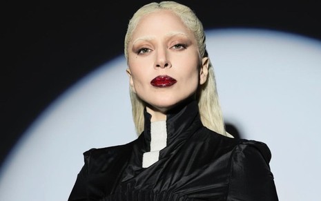 Foto do rosto de Lady Gaga