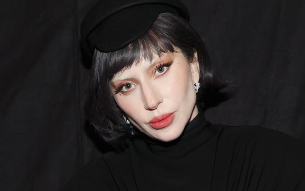 Foto do rosto de Lady Gaga