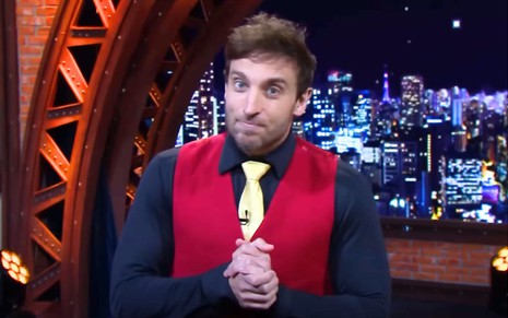 Léo Lins no The Noite, no SBT
