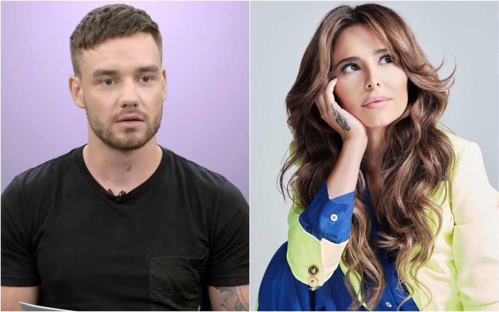 Montagem de fotos de Liam Payne e Cheryl Tweedy