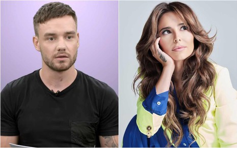 Montagem de fotos de Liam Payne e Cheryl Tweedy