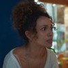 Lorena Lima com expressão assustada em cena da novela Vale Tudo