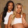 Foto de Ludmilla abraçada com Brunna