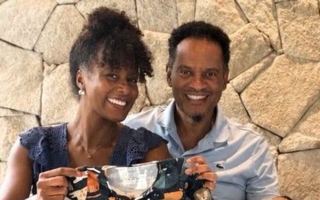 Maju Coutinho e Agostinho Paulo Moura nas redes sociais
