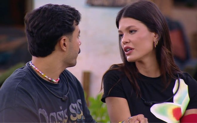 Mateus Pires e Vitória Strada discutem no BBB 25