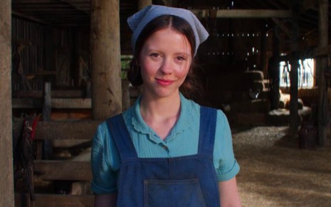 Mia Goth em cena de Pearl (2022)