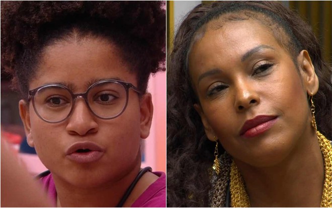 Montagem de fotos de Milena Lages e Sol Vega no BBB 26