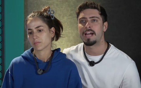 Nat e Eike em depoimento no Power Couple Brasil