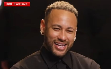 Neymar Jr em entrevista à CNN EUA