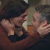 Bahar (Özge Özpirinçci) e Sarp (Caner Cindoruk) se olham e choram em cena da novela Força de Mulher