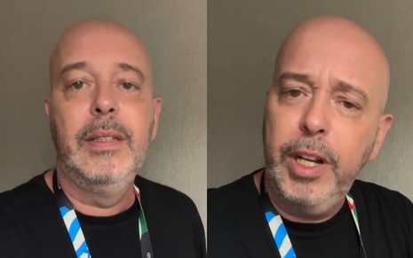Imagens de Alex Escobar em vídeo publicado no Instagram