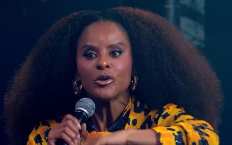 Imagem de Aline Wirley em recente participação no Estrelas da Casa