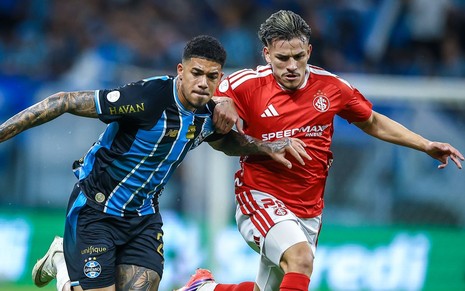 Imagem de uma partida entre Grêmio e Internacional pela Copa do Brasil 2026