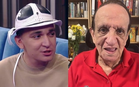Montagem mostra os rostos de João Gomes e Bemvindo Sequeira