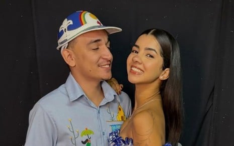 Foto do casal João Gomes e Ary Mirelle