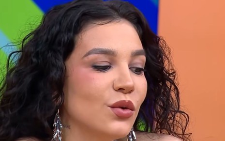 Imagem de Priscilla no programa Sem Censura
