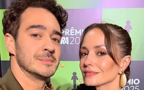 Imagem de Marcos Veras e Rosanne Mulholland quando eram um casal