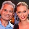 Paulo Ruy Barbosa está sorridente ao lado de sua filha, a atriz Marina Ruy Barbosa