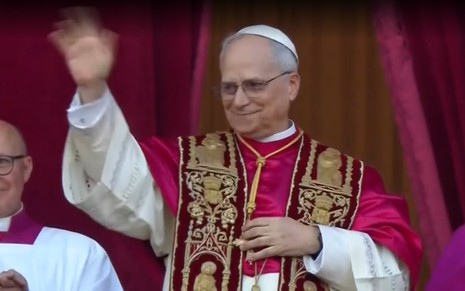 Papa Leão 14 na live da CNN Brasil