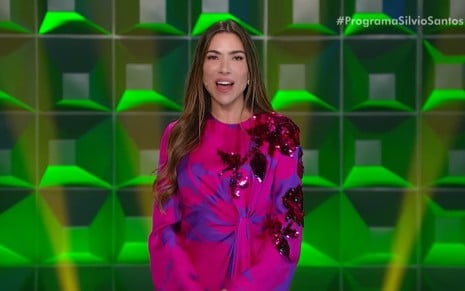 Patricia Abravanel no Programa Silvio Santos