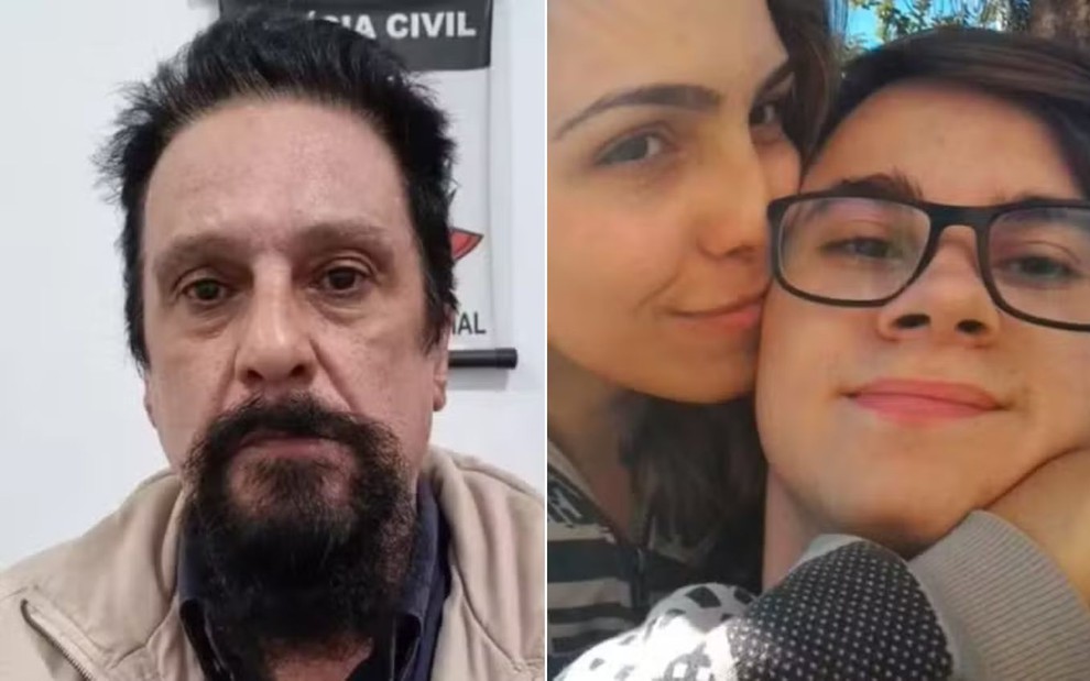 Montagem com Paulo Cupertino à esquerda e Isabela Tibcherani com Rafael Miguel à direita