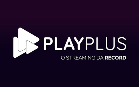 Logo do PlayPlus, com frase 'o streaming da Record' abaixo
