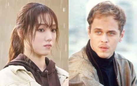 Lee Sung-kyung em Questão de Tempo (2018) e Guilherme Fontes na novela A Viagem (1994)