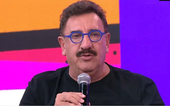 Foto de Ratinho durante entrevista