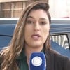 A repórter Marina Caixeta no Balanço Geral SP, da Record