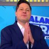 O apresentador Eleandro Passaia à frente do Balanço Geral SP: