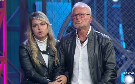 Foto mostra Cris e Kadu Moliterno no Power Couple Brasil 7