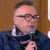 Montagem com Felipeh Campos à esquerda e Luciana Gimenez à direita no Superpop