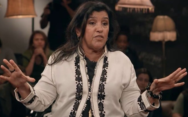 Regina Casé no Que História É Essa, Porchat?