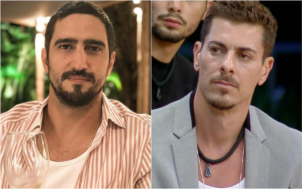 Montagem de fotos de Renato Góes e Sacha Bali