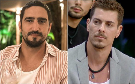 Montagem de fotos de Renato Góes e Sacha Bali